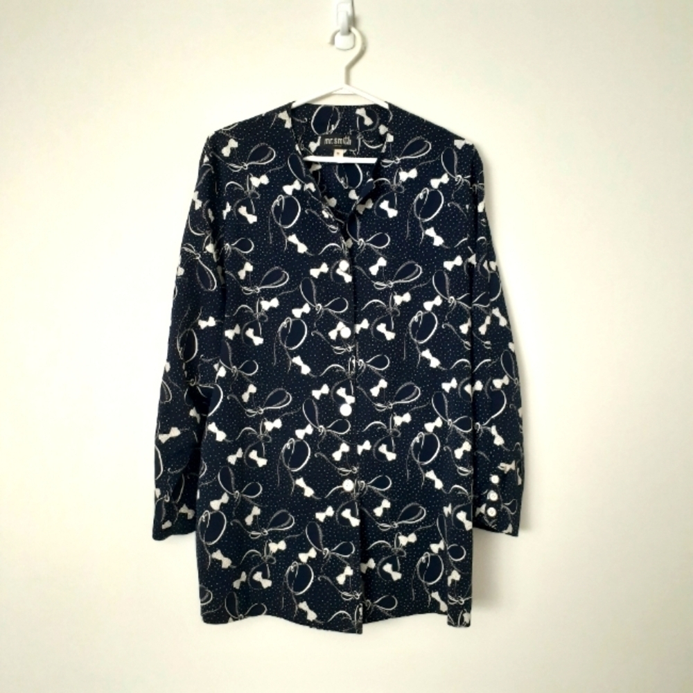 Retro 90's Oversized Button Front Lightweight Jacket